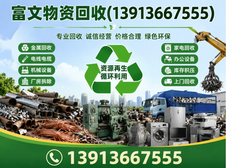 宝山区富文物资回收展示图